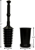 Master Plunger 500 Kit, Black, tall bucket, photo 7